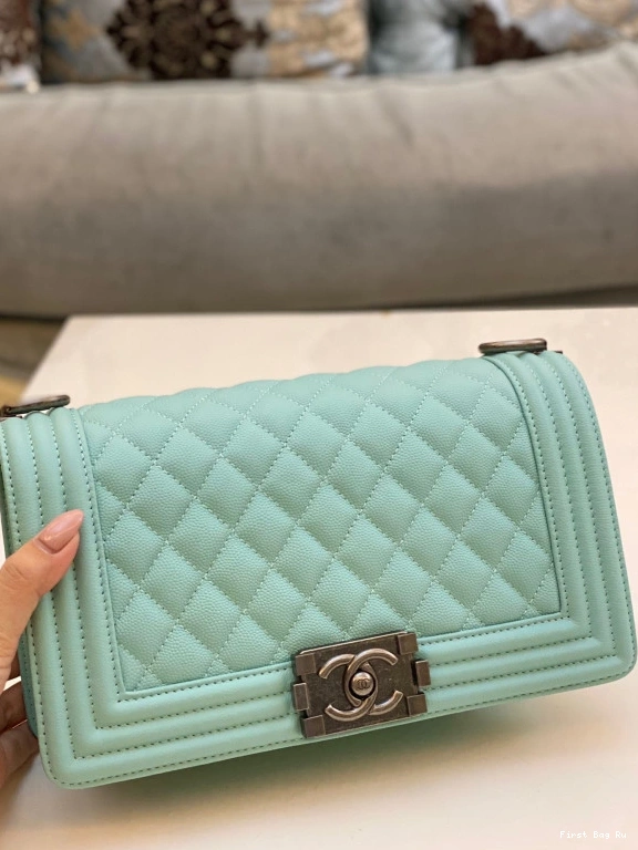 First Bag Ru CHANEL BOY BAG 25CM 0814